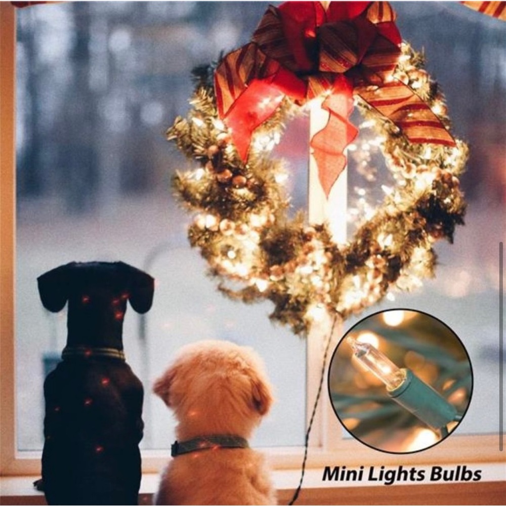 300 Clear Christmas String Lights 62.5 Ft Incandescent Bulb Mini Lights - Picture 3 of 9